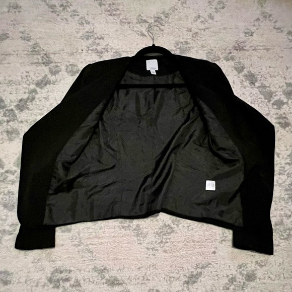 Halogen Black Asymmetrical Blazer with Zip Pockets Size XS - Picture 2 of 5